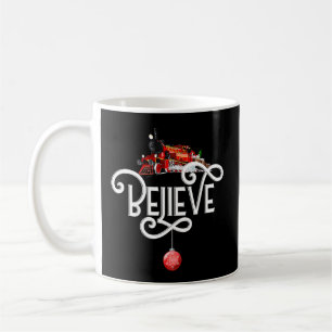 North Pole Polar Express All Abroad Santa Coffee Mug