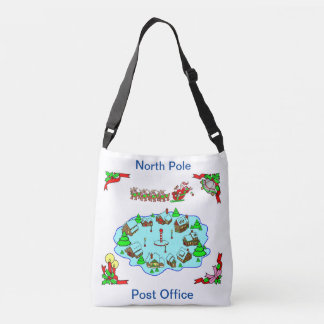 North Pole Post Office Crossbody Bag