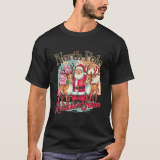 North Pole Reindeer Farm  T-Shirt