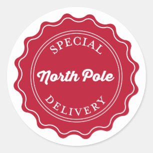 North Pole Special Delivery Christmas Gift Tags