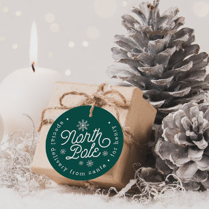 North Pole Special Delivery Christmas Gift Tags