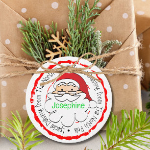 North Pole Special Delivery From Santa Christmas Favour Tags