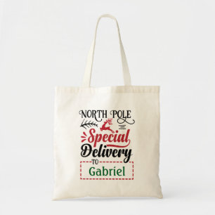 North Pole Special Delivery Tote Bag