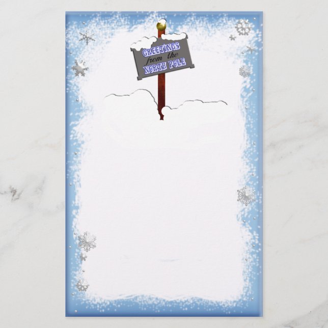 north pole stationery (Front)