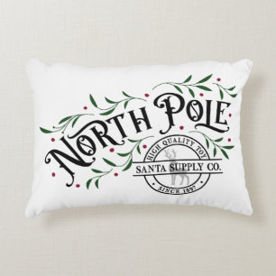 North Pole Supply Co. Decorative Cushion