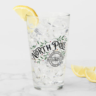 North Pole Supply Co. Glass
