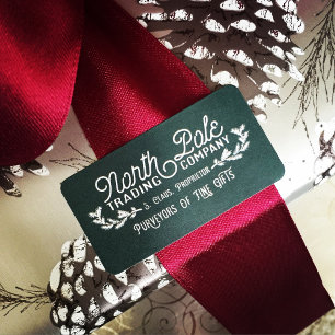 North Pole Trading Company Christmas Labels