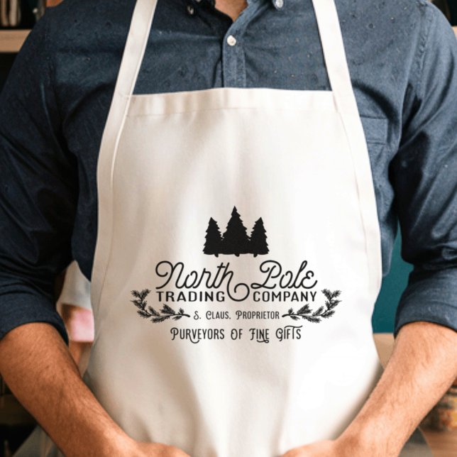 North Pole Trading Company Christmas Logo Standard Apron (Creator Uploaded)