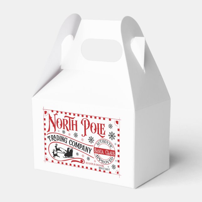 North Pole Trading Company  Favour Box (Front Side)