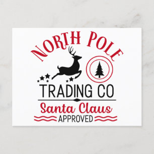 North Pole Trading Holiday Postcard