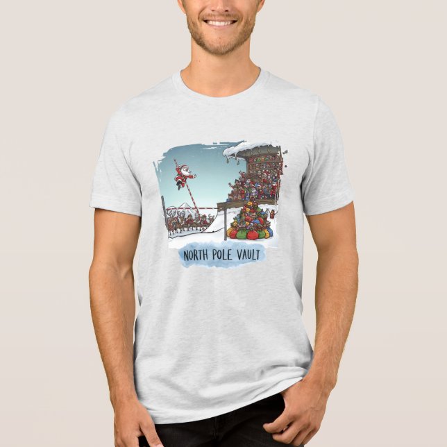 North Pole Vault Tri-Blend Shirt (Front)