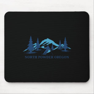 North Powder Oregon Ski Resort Skiing Skier 1 Mouse Pad