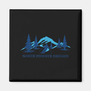 North powder oregon ski resort skiing skier magnet