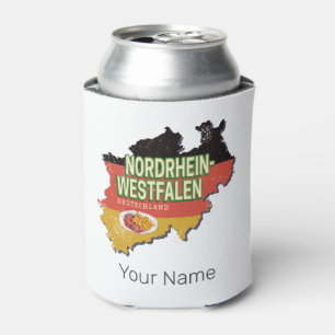 North Rhine Westphalia Germany Retro NRW Souvenir Can Cooler