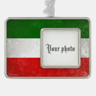 North Rhine-Westphalia Silver Plated Framed Ornament