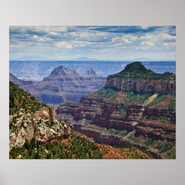 North Rim Gran Canyon - Grand Canyon National Poster (Front)