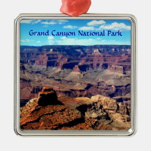 North Rim Grand Canyon National Park Metal Ornament