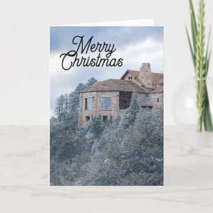 North Rim Lodge Winter Scene Tribute Holiday Card