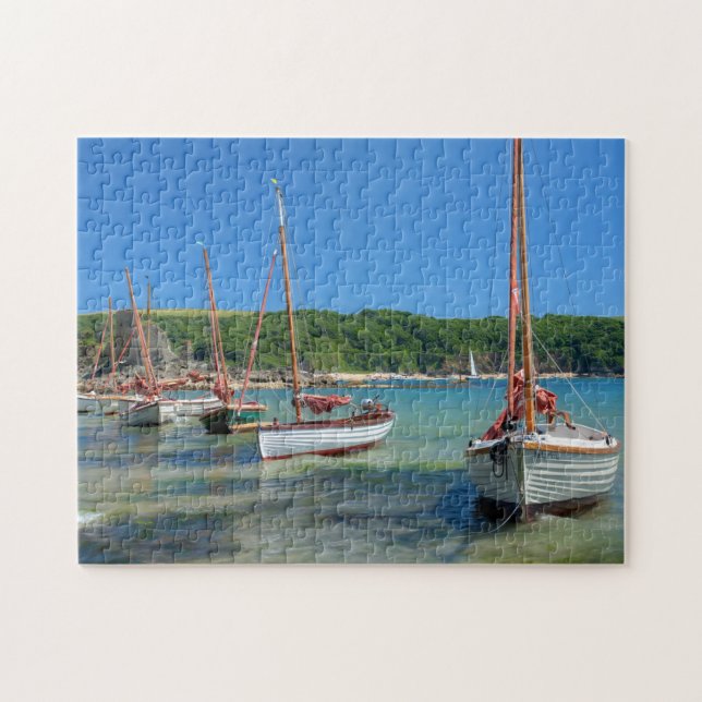 North Sands, Salcombe Jigsaw Puzzle (Horizontal)