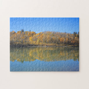 North Saskatchewan River - Autumn Jigsaw Puzzle