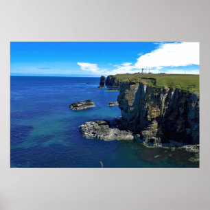 North Scotland Coast Poster