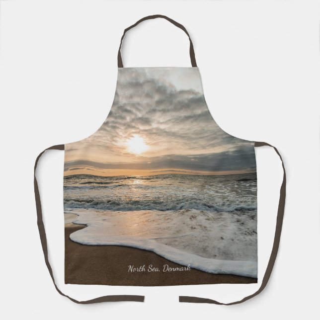 North Sea, Denmark picturesque sunset, Apron (Front)