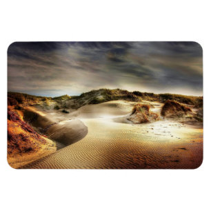 North Sea Dunes Flexible Photo Magnet