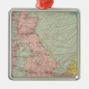 North Sea Metal Ornament