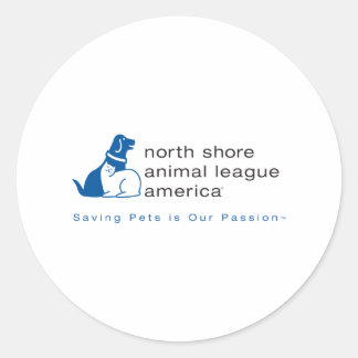 North Shore Animal League Branded Classic Round Sticker