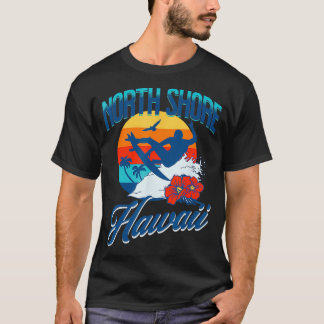 North Shore Hawaii Beach Surf Summer Vacation Vint T-Shirt