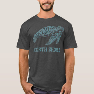 North Shore Hawaii Hawaiian Sea urtle attoo ribal  T-Shirt