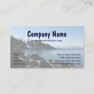 North Shore Lake Tahoe, Incline Village, Nevada Business Card