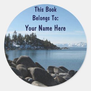 North Shore Lake Tahoe, Incline Village, Nevada Classic Round Sticker