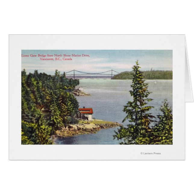 North Shore Marine Drive View of Lions Gate (Front Horizontal)