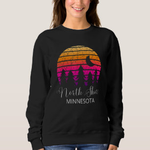 North Shore Minnesota Outdoor Travel Vacation Sweatshirt