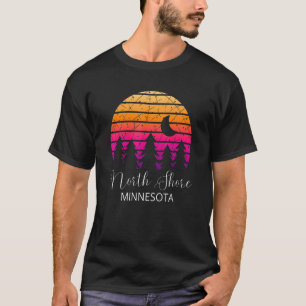 North Shore Minnesota Outdoor Travel Vacation T-Shirt