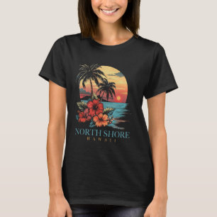 North Shore Oahu Hawaii Aloha Hawaiian Surf Surfer T-Shirt