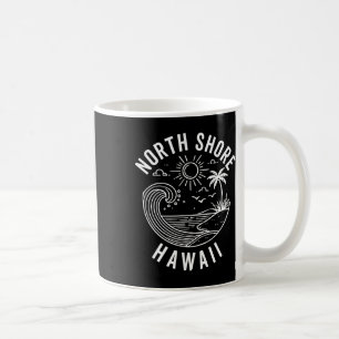 North Shore Oahu Hawaii Souvenir Surfing Hawaiian Coffee Mug