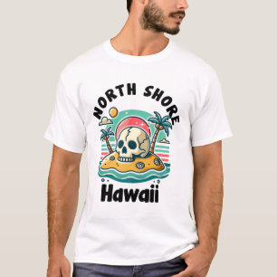 North Shore Oahu Hawaii Souvenir Surfing Hawaiian T-Shirt
