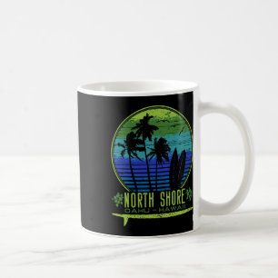 North Shore Oahu - Hawaii Souvenir Surfing Style Coffee Mug