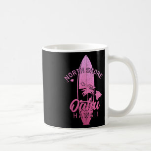 North Shore Oahu Hawaii Surf Board Surfing Surfer  Coffee Mug