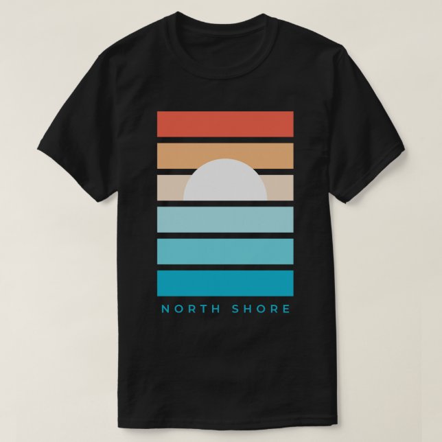 North Shore Sunset Sunrise Hawaii TShirt (Design Front)