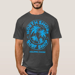 North Shore Surf Shop Retro blue T-Shirt