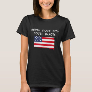 North Sioux City South Dakota USA State America Tr T-Shirt