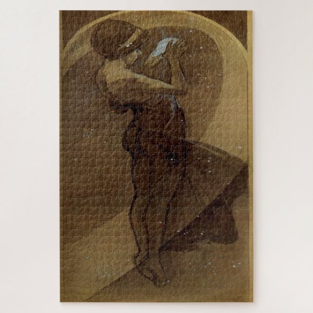 North Star by Alphonse Mucha  Jigsaw Puzzle (Vertical)
