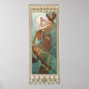 North Star by Alphonse Mucha Poster
