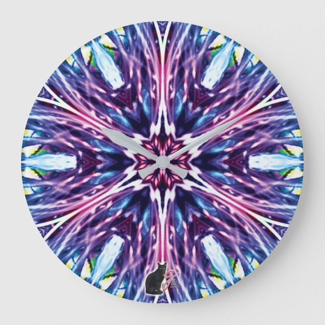 North Star Kaleidoscope Large Clock (Front)