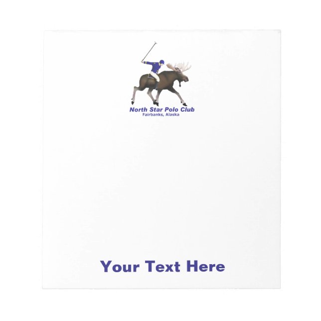 North Star Polo Club Notepad (Front)
