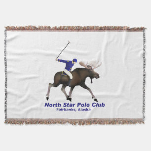 North Star Polo Club Throw Blanket