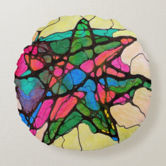 North Star Round Cushion